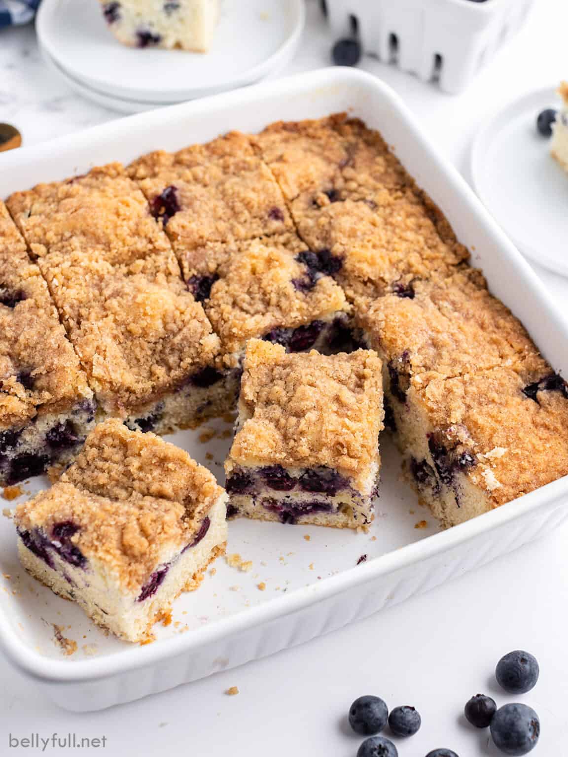 Blueberry Buckle {Old Fashioned Recipe!} Belly Full