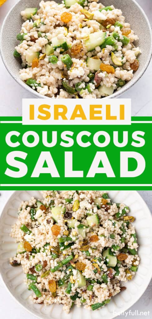 Pin for Israeli Couscous Salad recipe