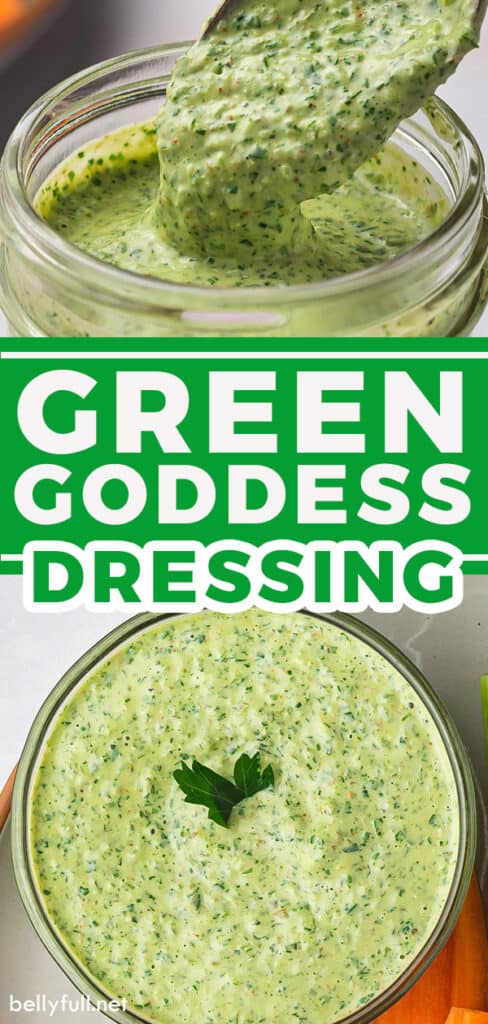 pin for green goddess dressing recipe