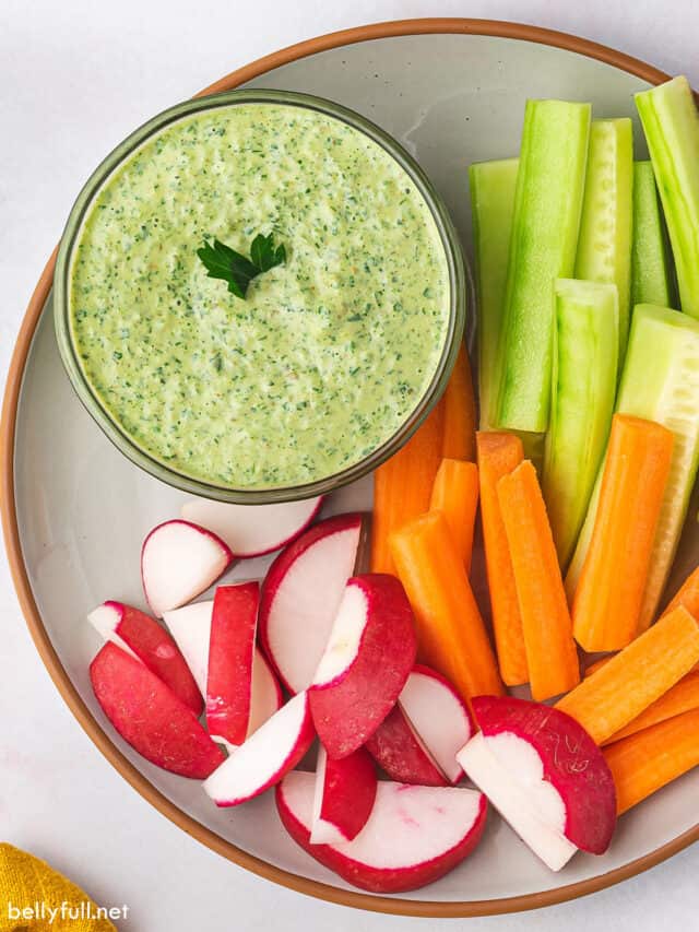 Green Goddess Dressing Recipe {or Dip!} Belly Full