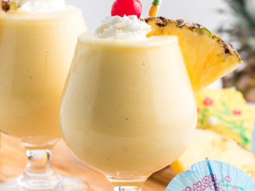 Piña Colada Recipe {Frozen Pina Colada} - Belly Full