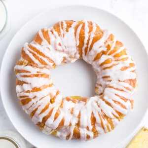 overhead glazed monkey bread