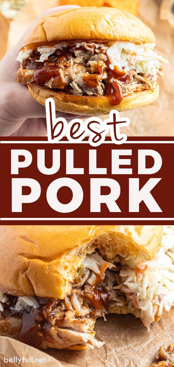 Pulled Pork Recipe {oven, slow cooker, or instant pot} Belly Full