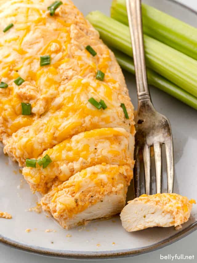 Easy Baked Buffalo Chicken Breasts Recipe Belly Full