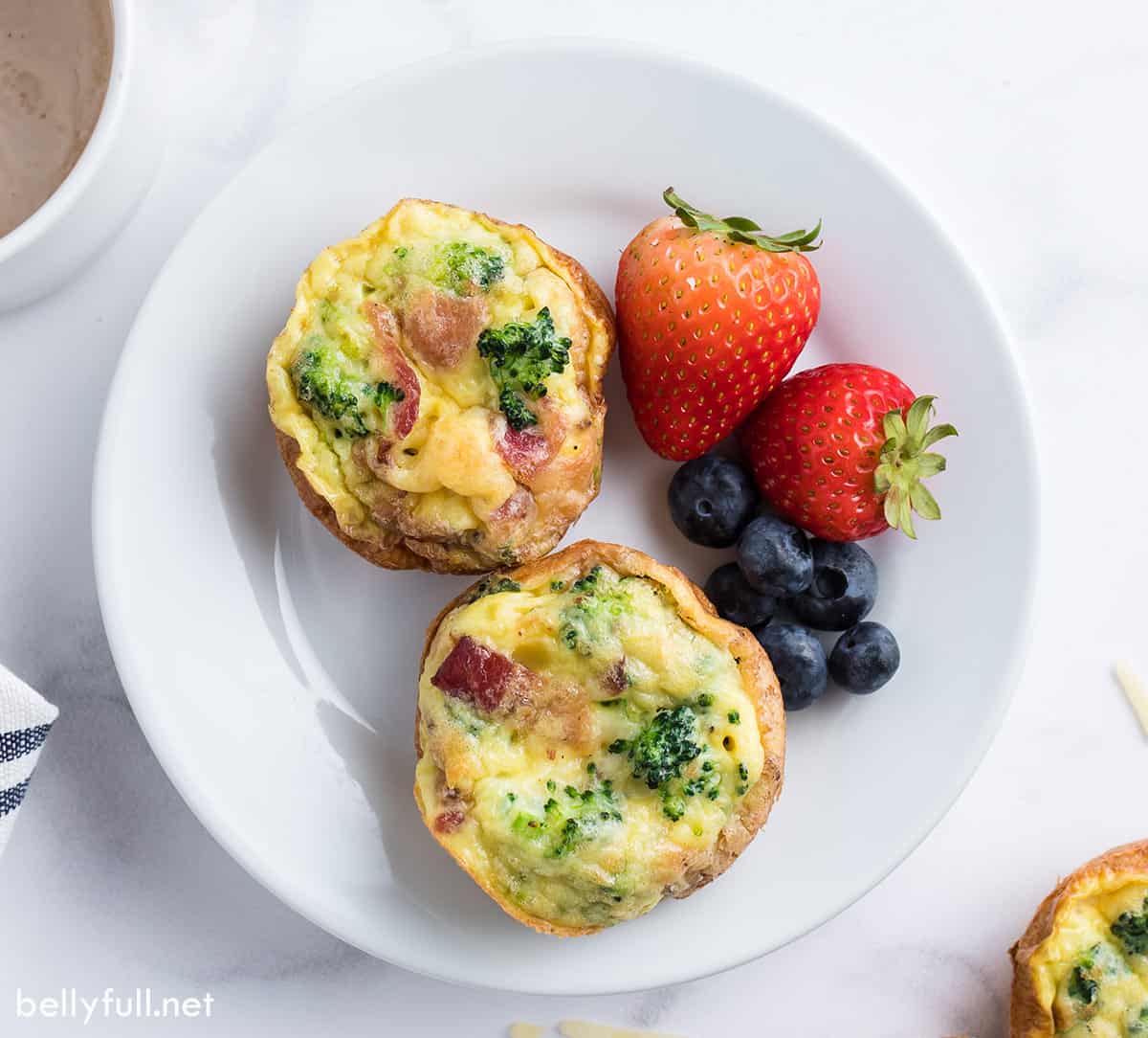 Breakfast Egg Muffins {Muffin Tin Eggs} Belly Full