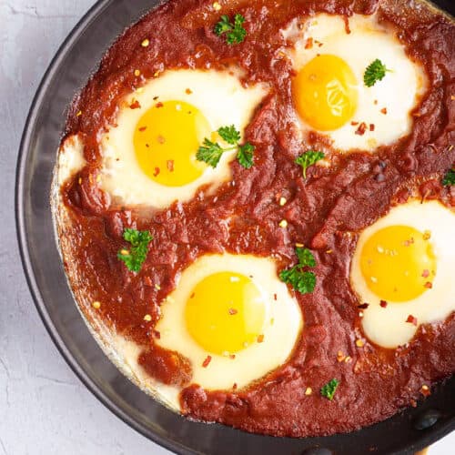 Eggs in Purgatory Recipe {Italian Shakshuka} Belly Full