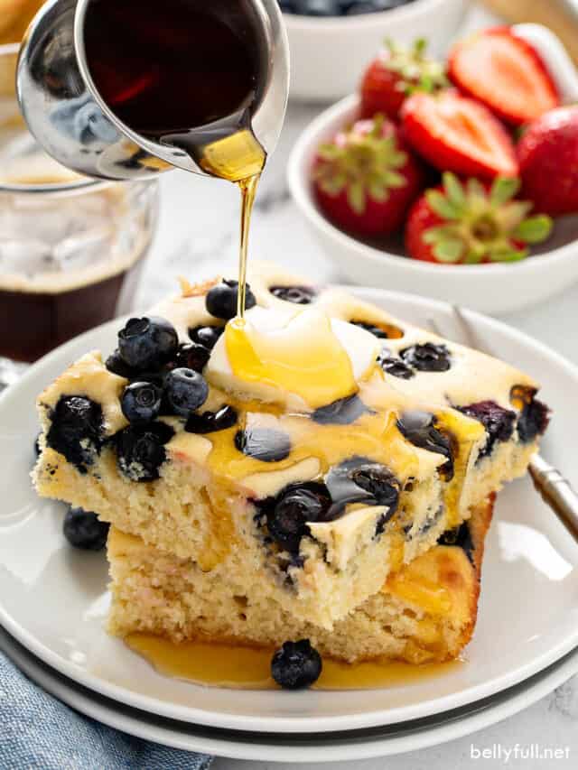 Sheet Pan Pancakes Recipe Belly Full