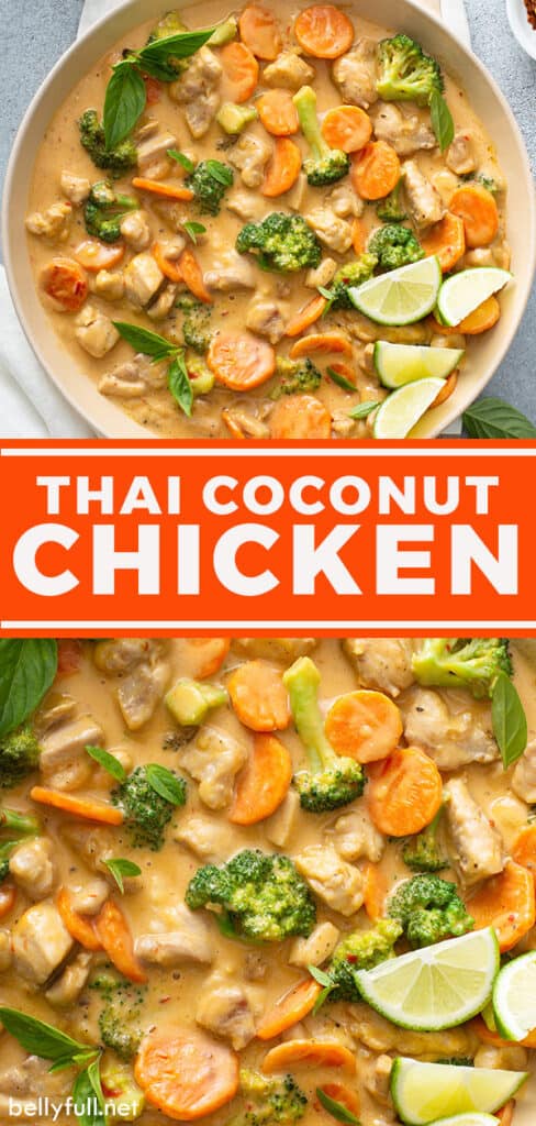 pin for Thai Coconut Chicken recipe