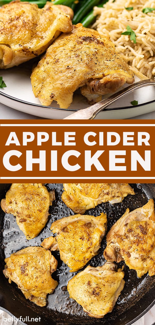 Apple Cider Chicken Thighs Recipe Belly Full
