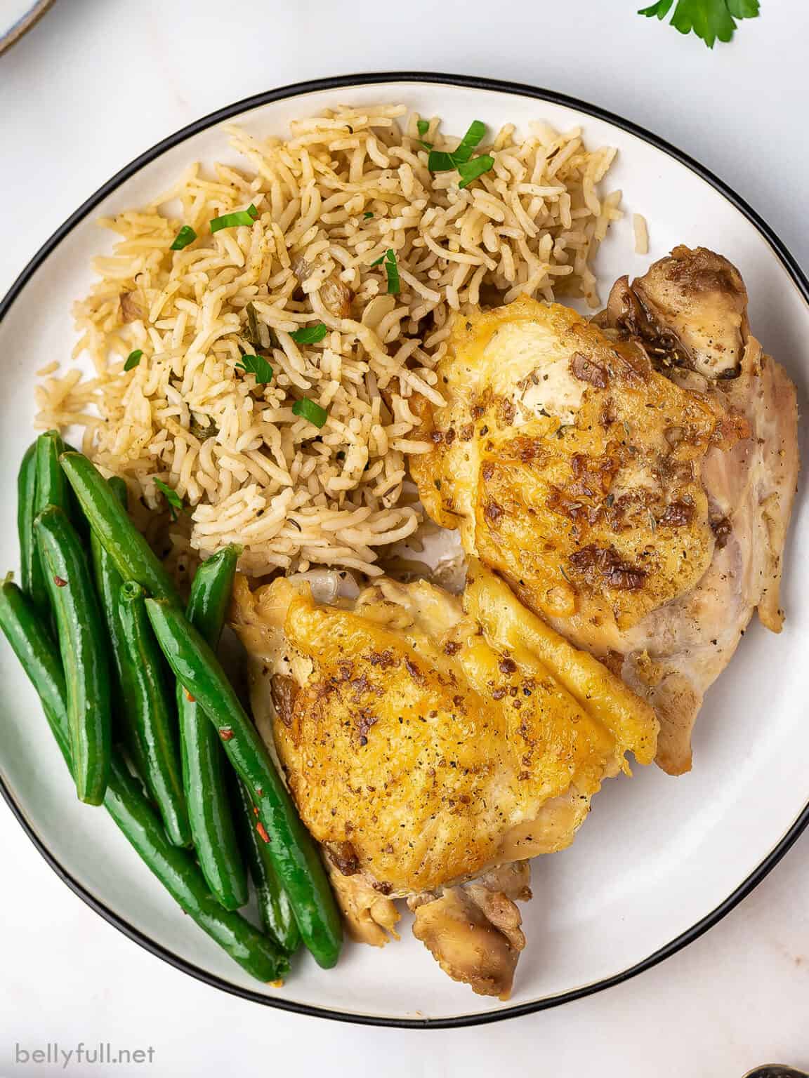 Apple Cider Chicken Thighs Recipe Belly Full