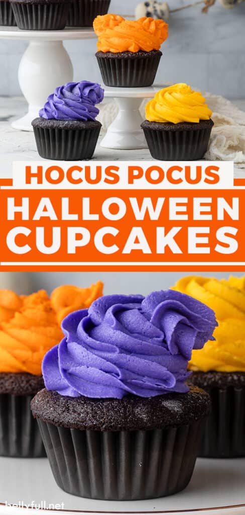 Hocus Pocus Halloween Cupcakes L Belly Full