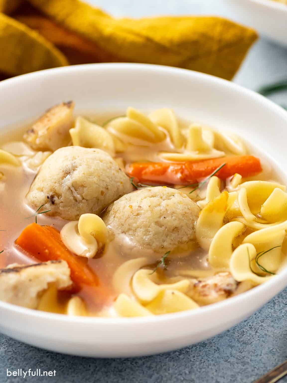 Matzo Ball Soup Belly Full