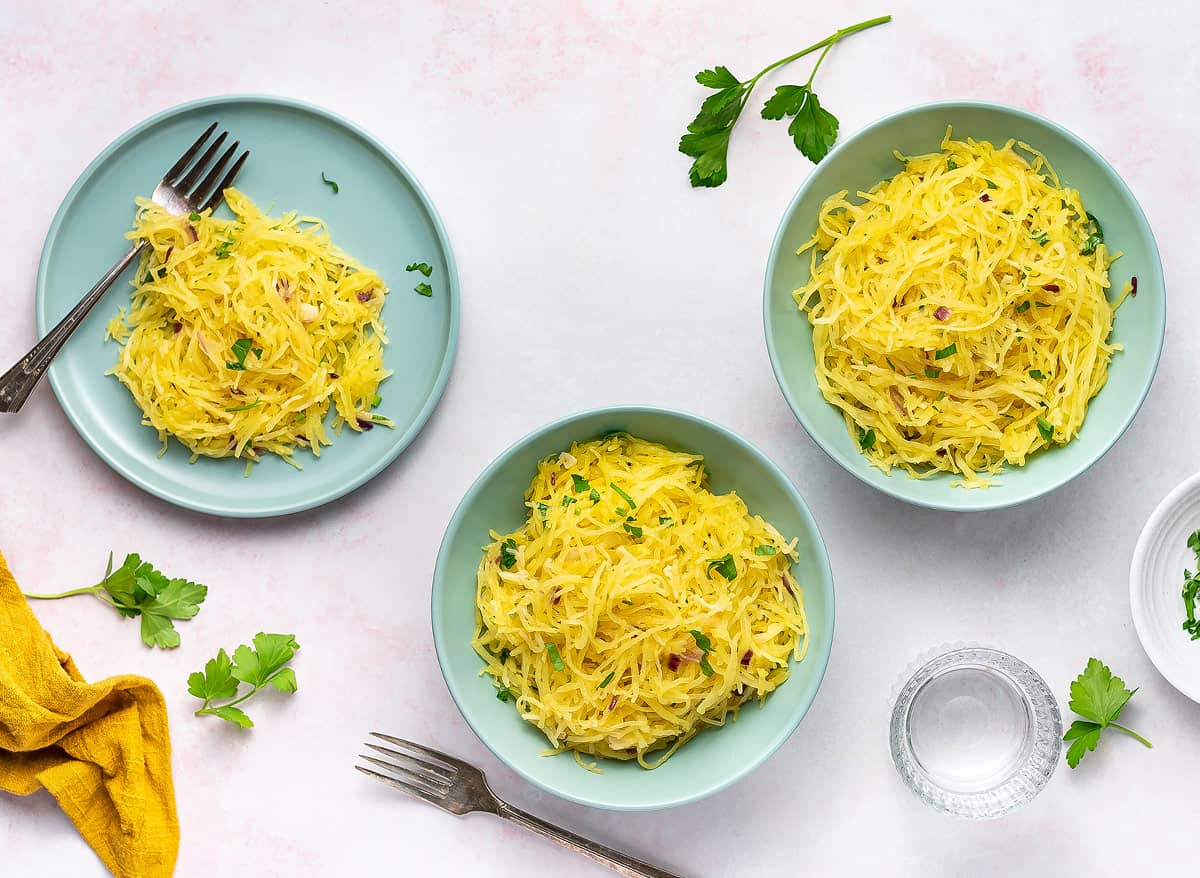 Roasted Spaghetti Squash Belly Full