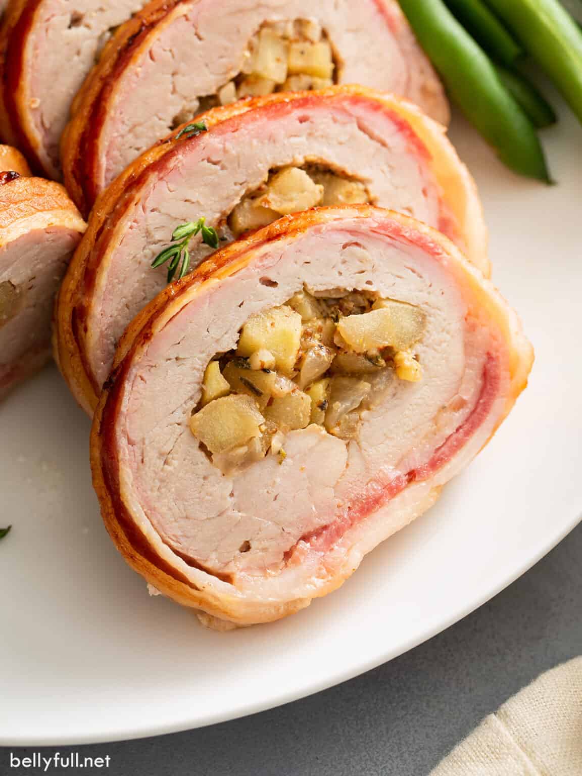 Bacon Wrapped Pork Tenderloin - Belly Full