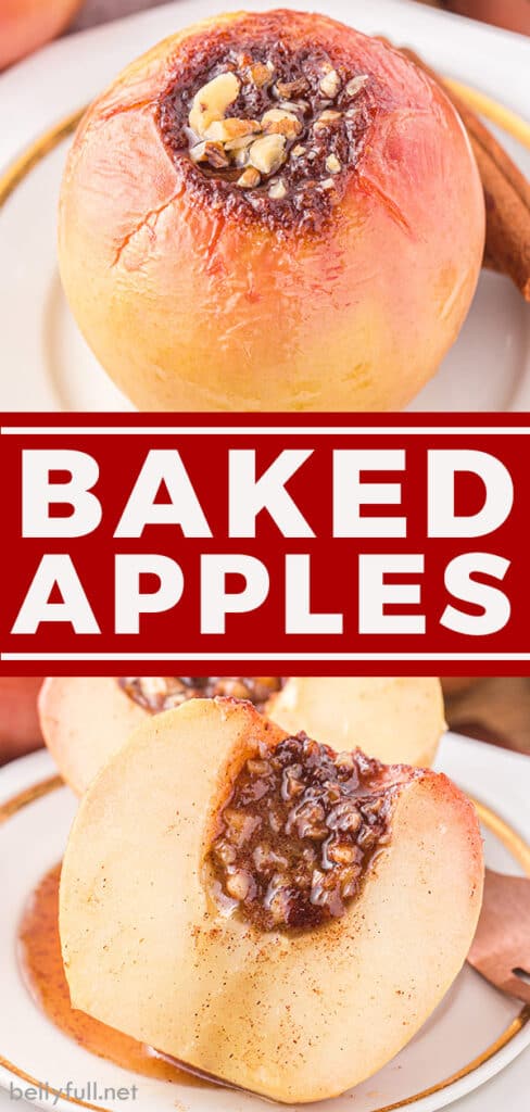 2 image pin for baked apples recipe