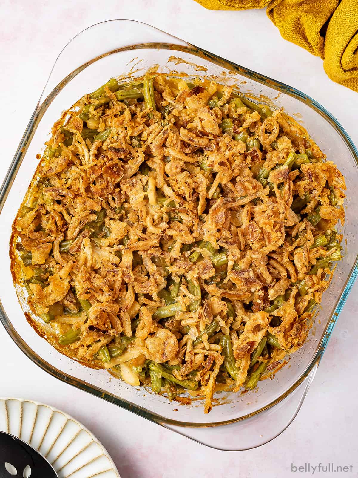 Easy Green Bean Casserole Recipe - Belly Full