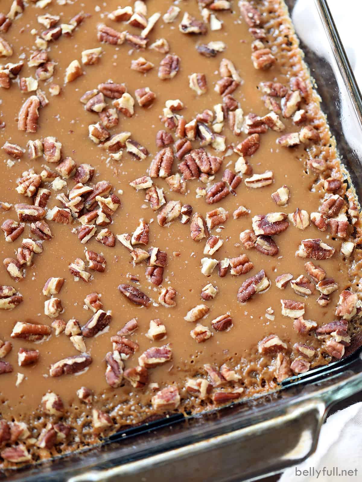 Caramel Pecan Brownies Belly Full