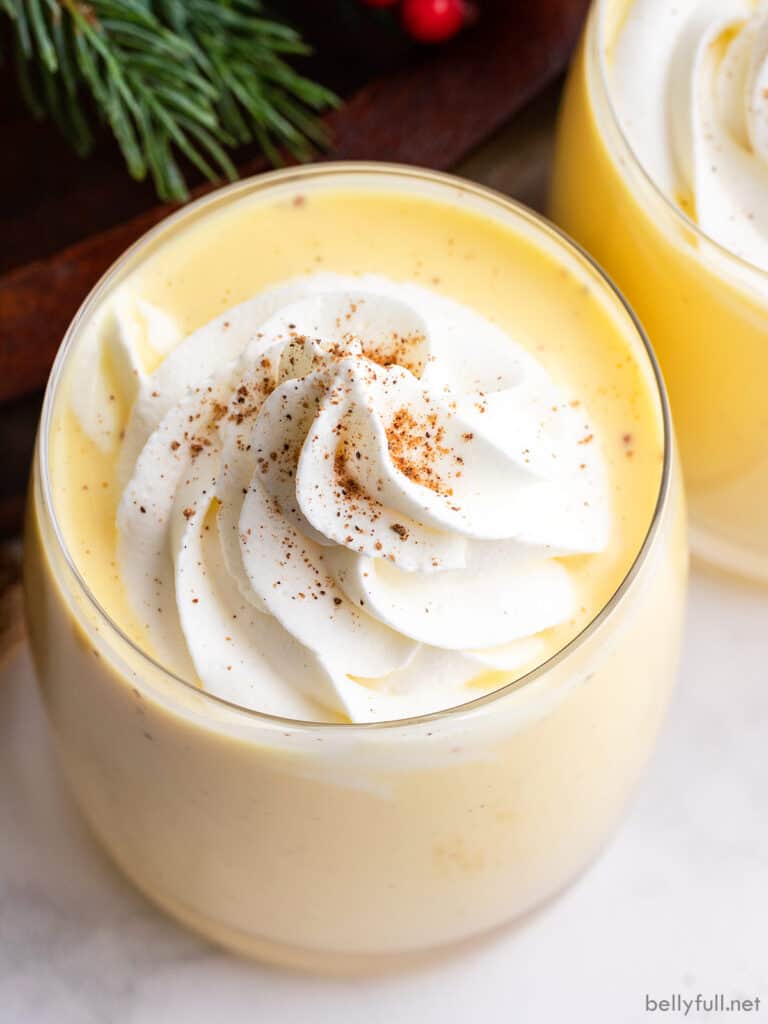 Creamy Homemade Eggnog Recipe Belly Full