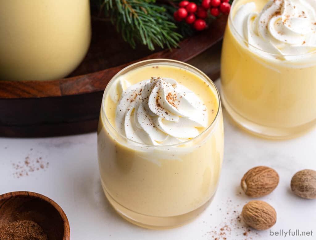 Creamy Homemade Eggnog Recipe Belly Full