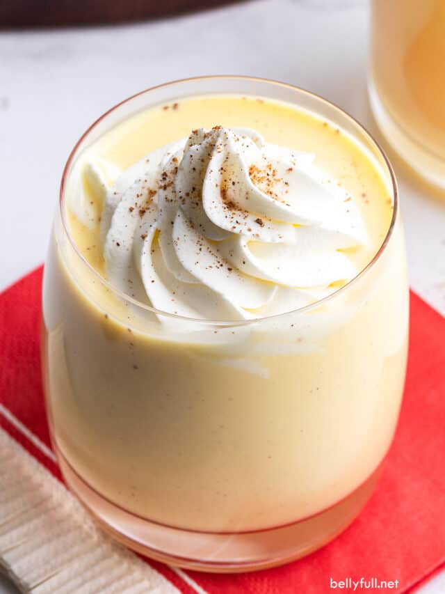 Creamy Homemade Eggnog Recipe Belly Full