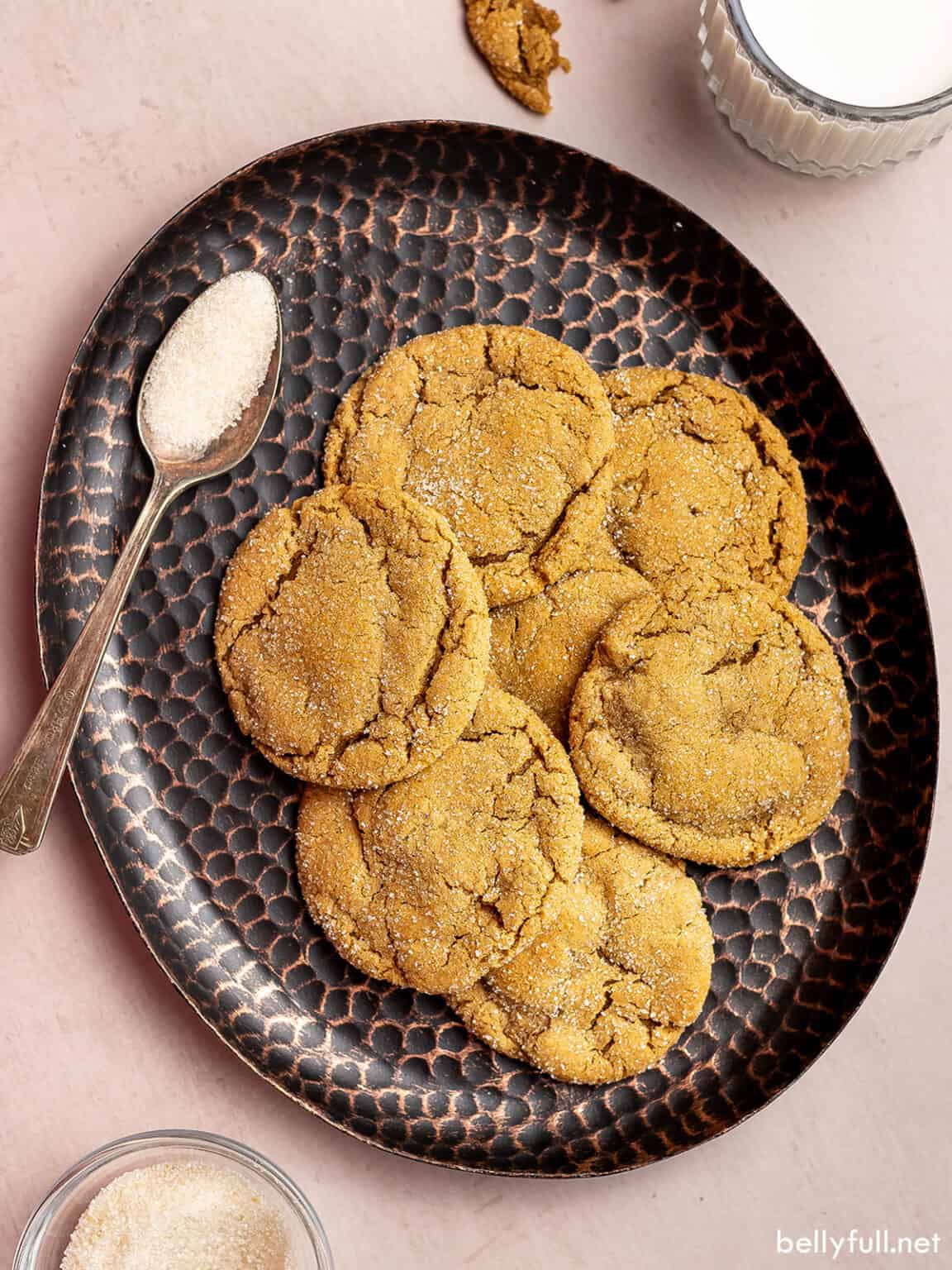 Soft Molasses Cookies Recipe Belly Full