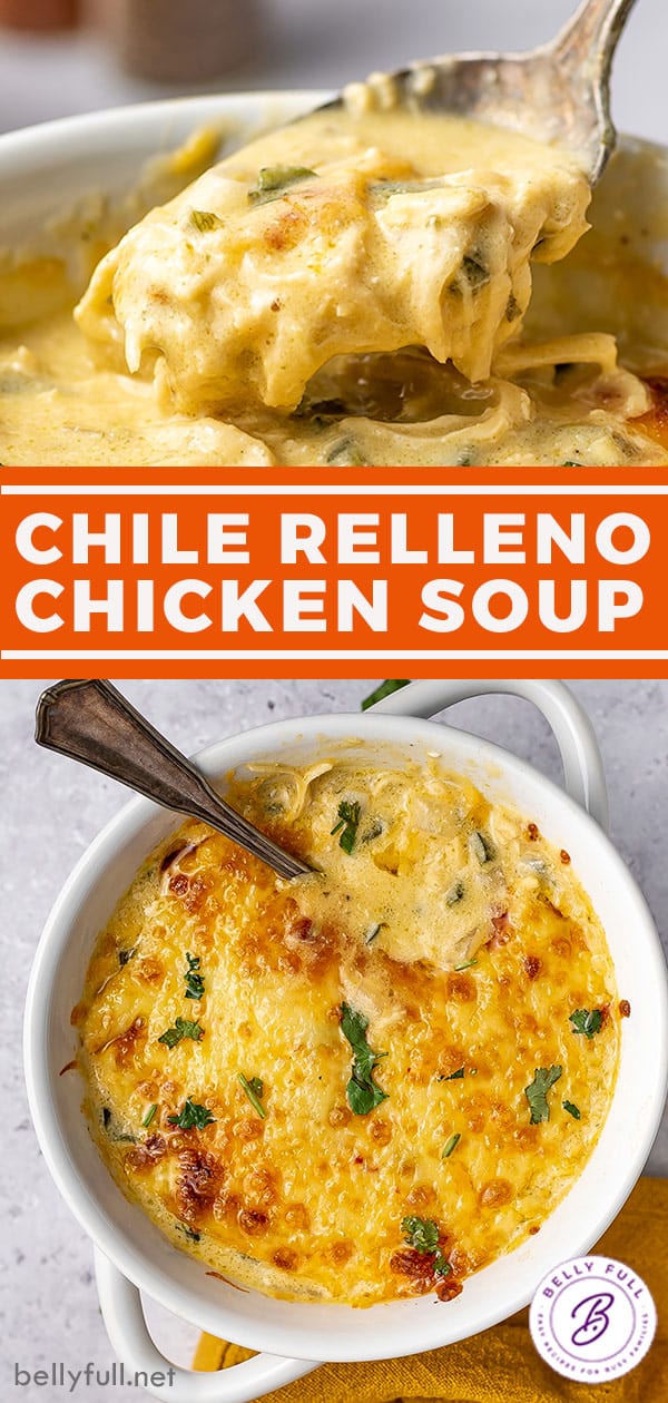 Chile Relleno Soup {with chicken} Belly Full