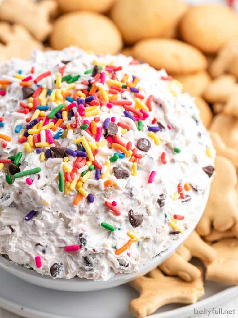 Funfetti Dip Recipe {easy and no bake} Belly Full
