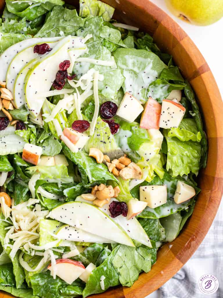 Pear Salad {with Poppy Seed Dressing} Belly Full