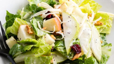 winter pear salad with poppy seed dressing Winter Fruit Salad with Poppy Seed Dressing