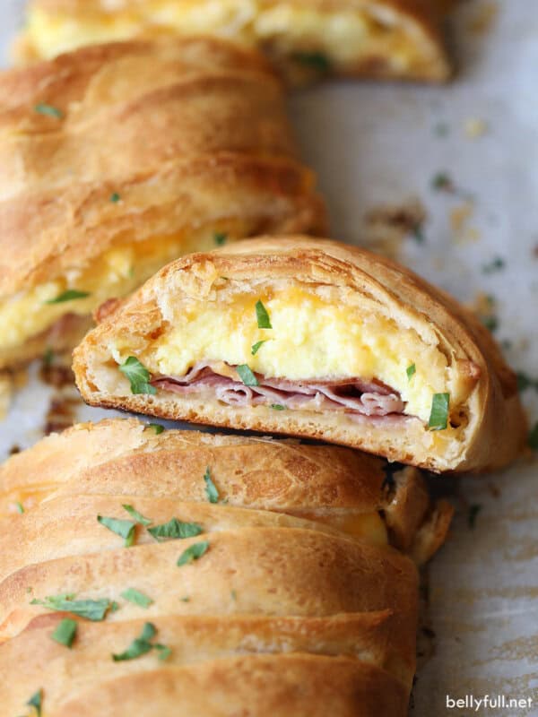 sliced baked breakfast braid