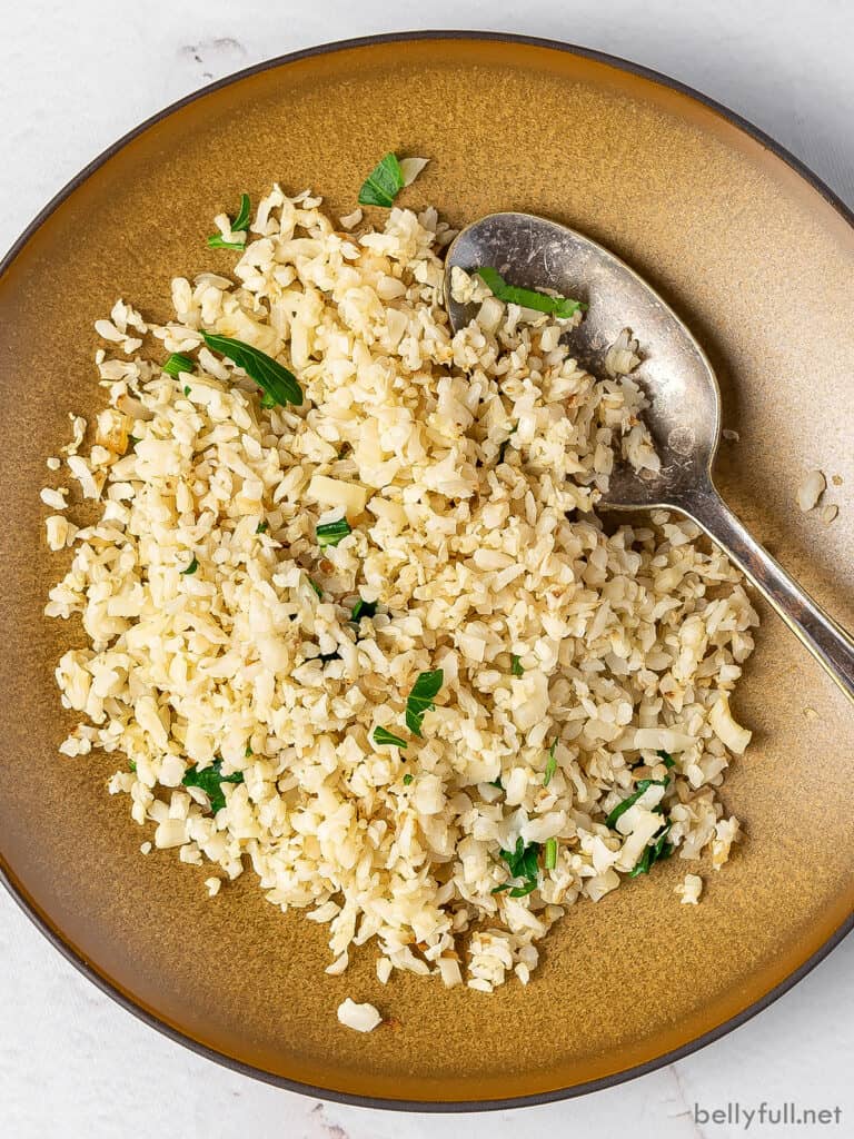 Cauliflower Rice Recipe Belly Full