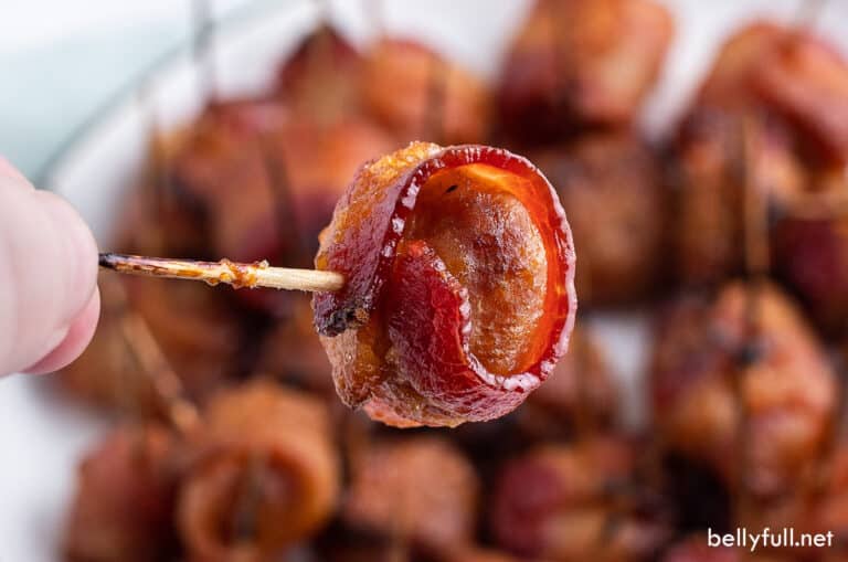 Bacon Wrapped Water Chestnuts Belly Full