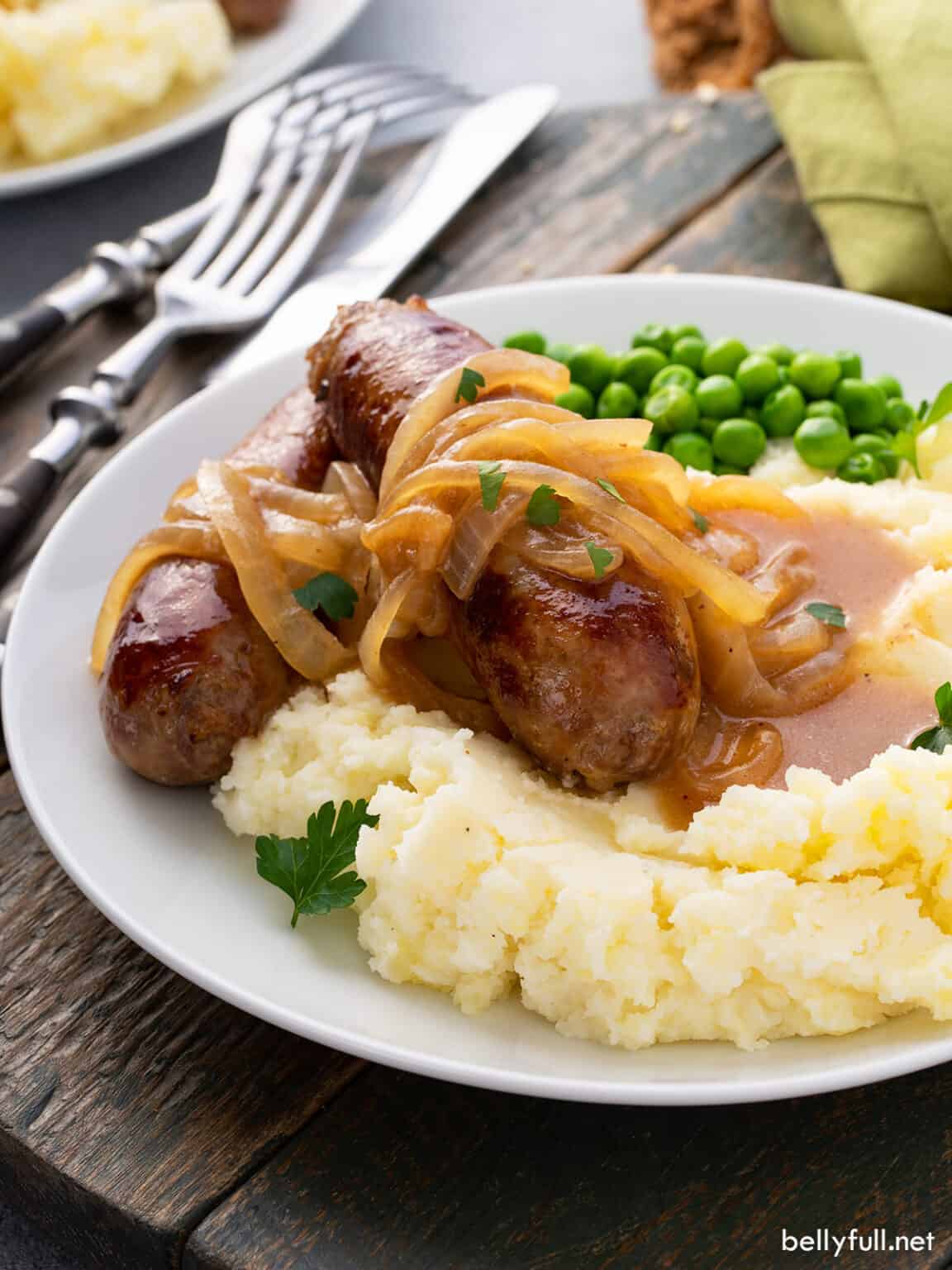 Bangers and Mash Recipe Belly Full