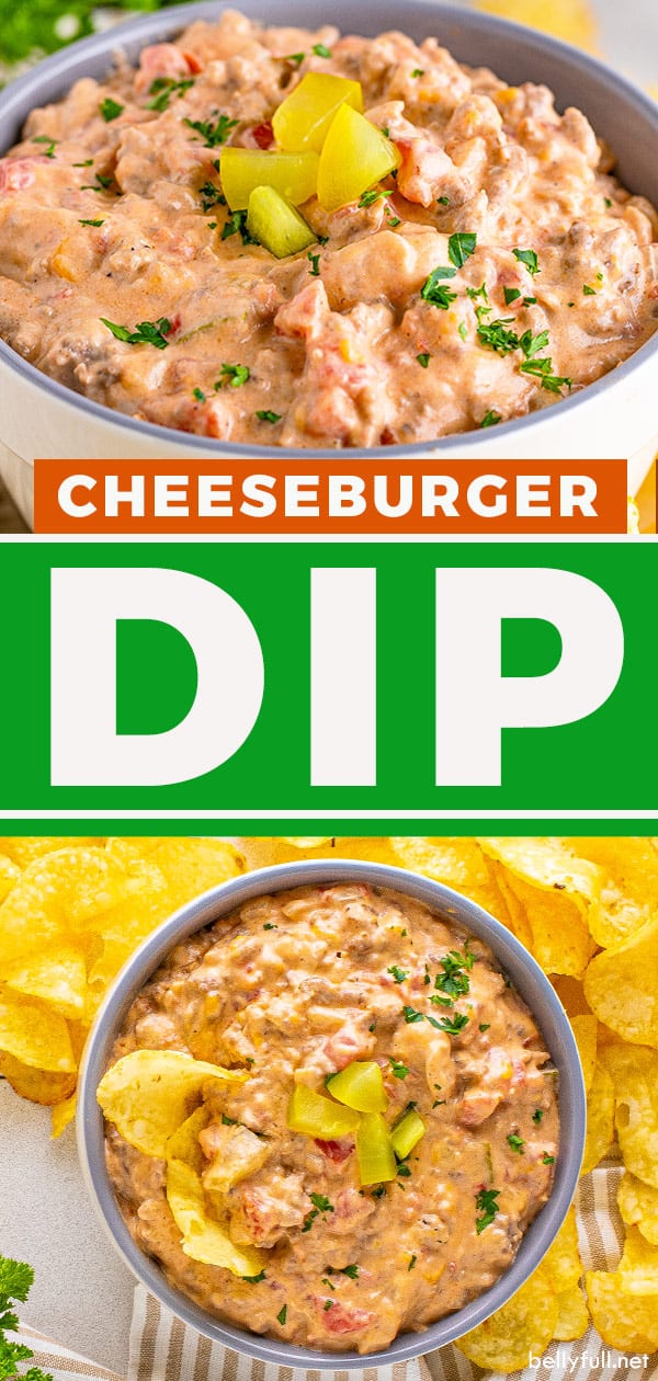 Easy Cheeseburger Dip Belly Full