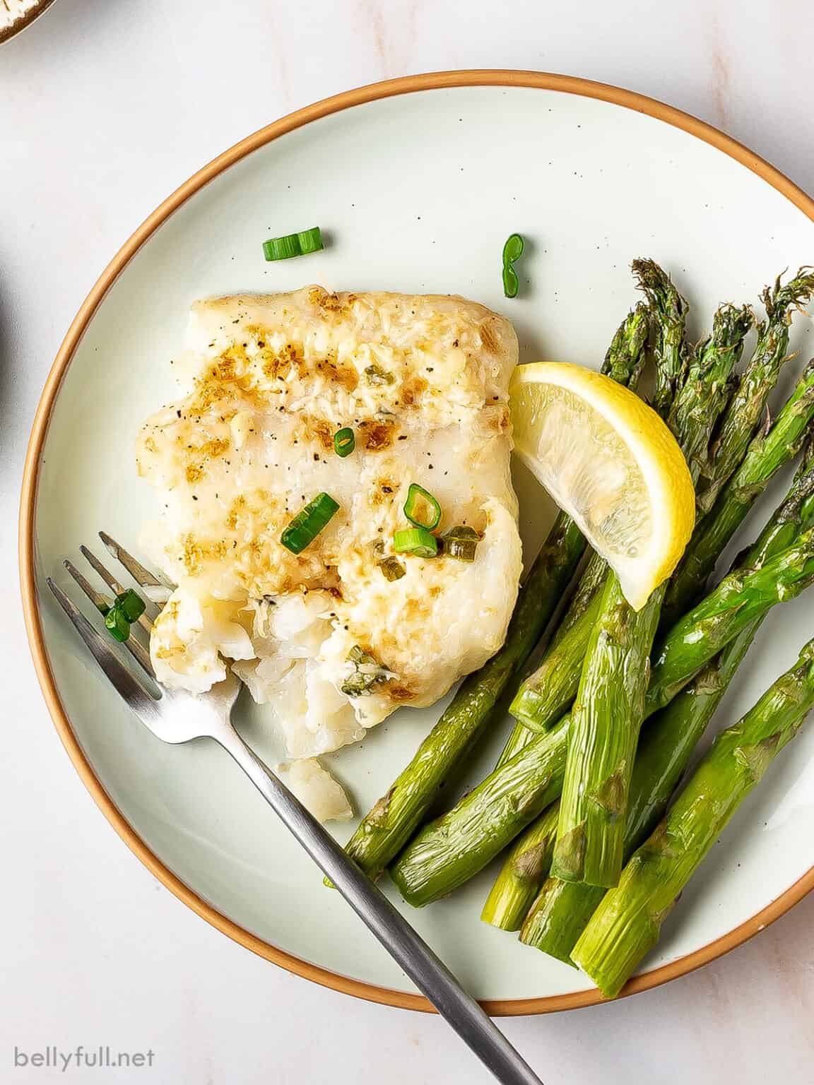 Creamy Baked Halibut Recipe Belly Full 0793