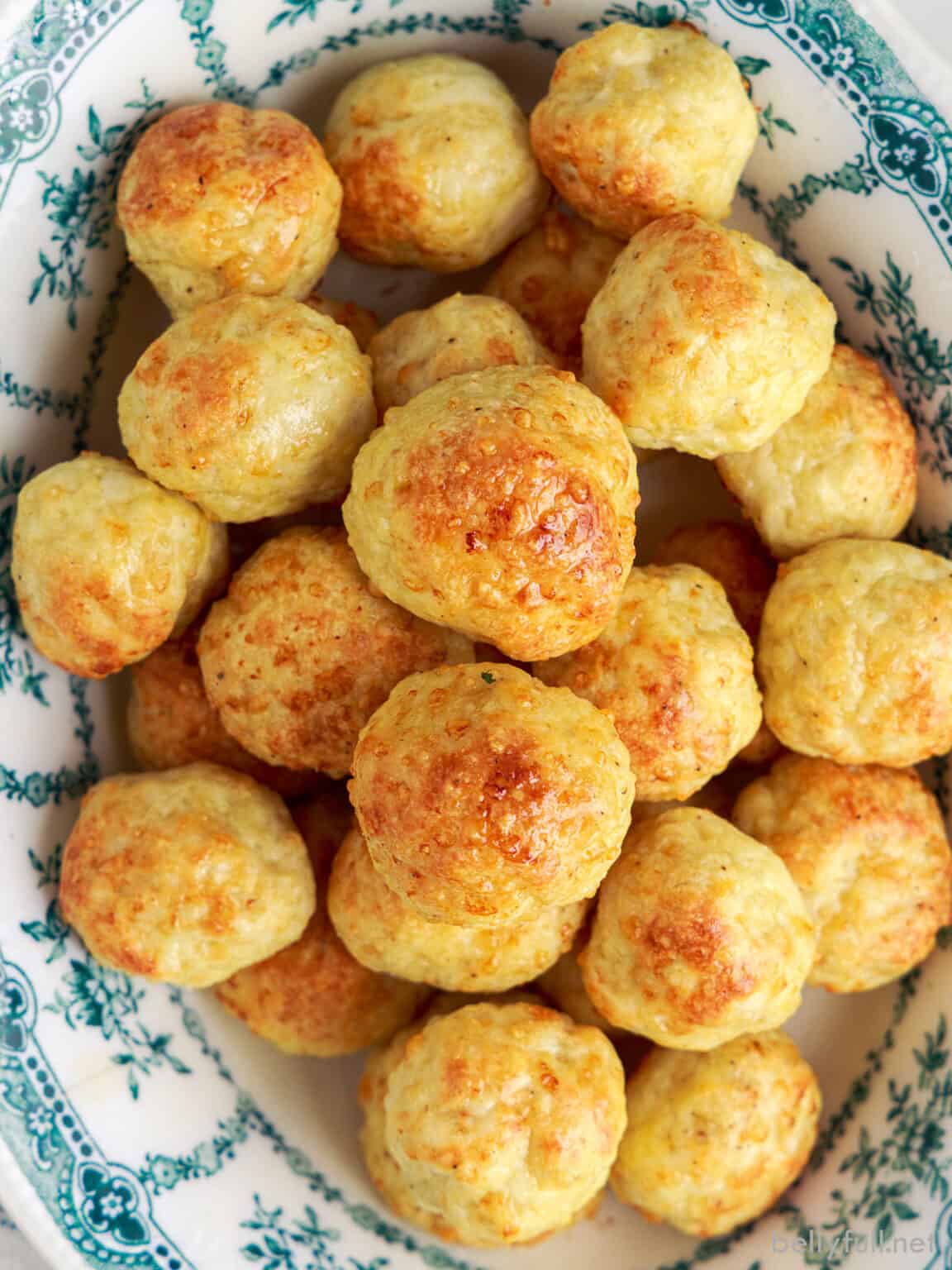 Easy Baked Chicken Meatballs l Belly Full