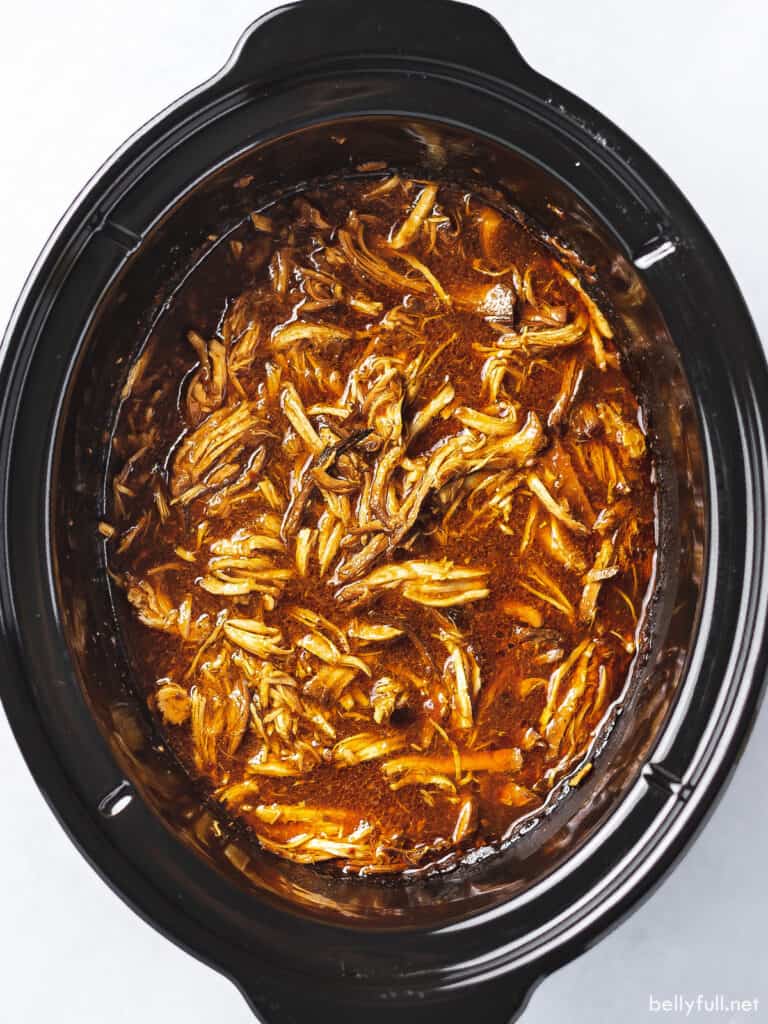 Easy Crockpot BBQ Chicken Recipe Belly Full