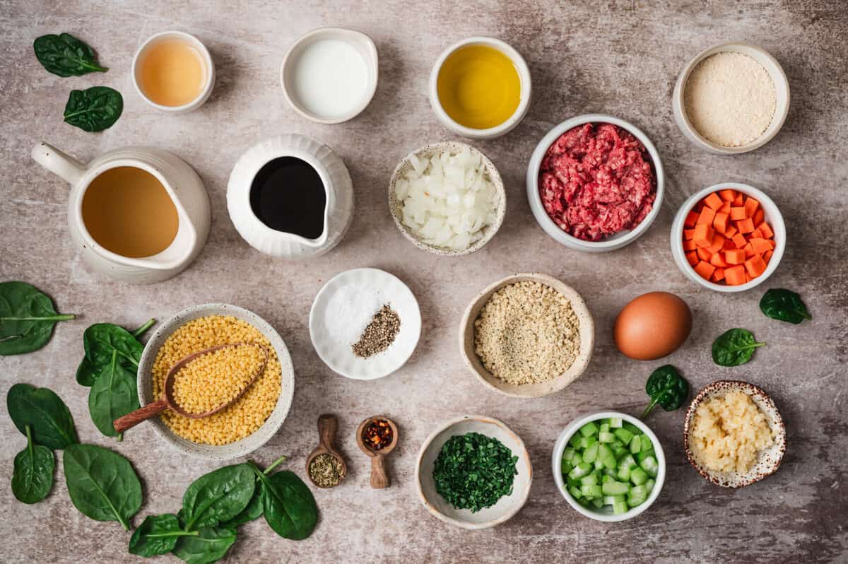 Italian wedding soup ingredients