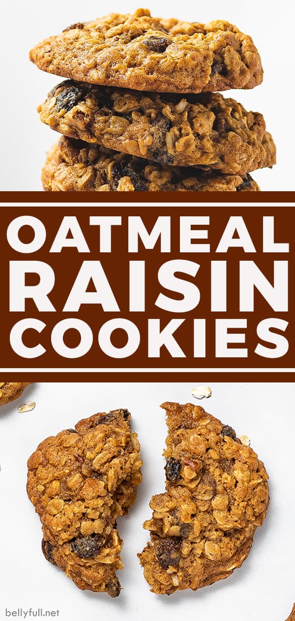 Best Oatmeal Raisin Cookies Recipe - Belly Full