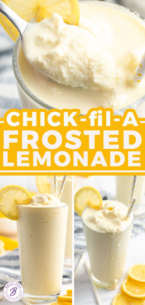 ChickfilA Frosted Lemonade Recipe {Copycat} Belly Full
