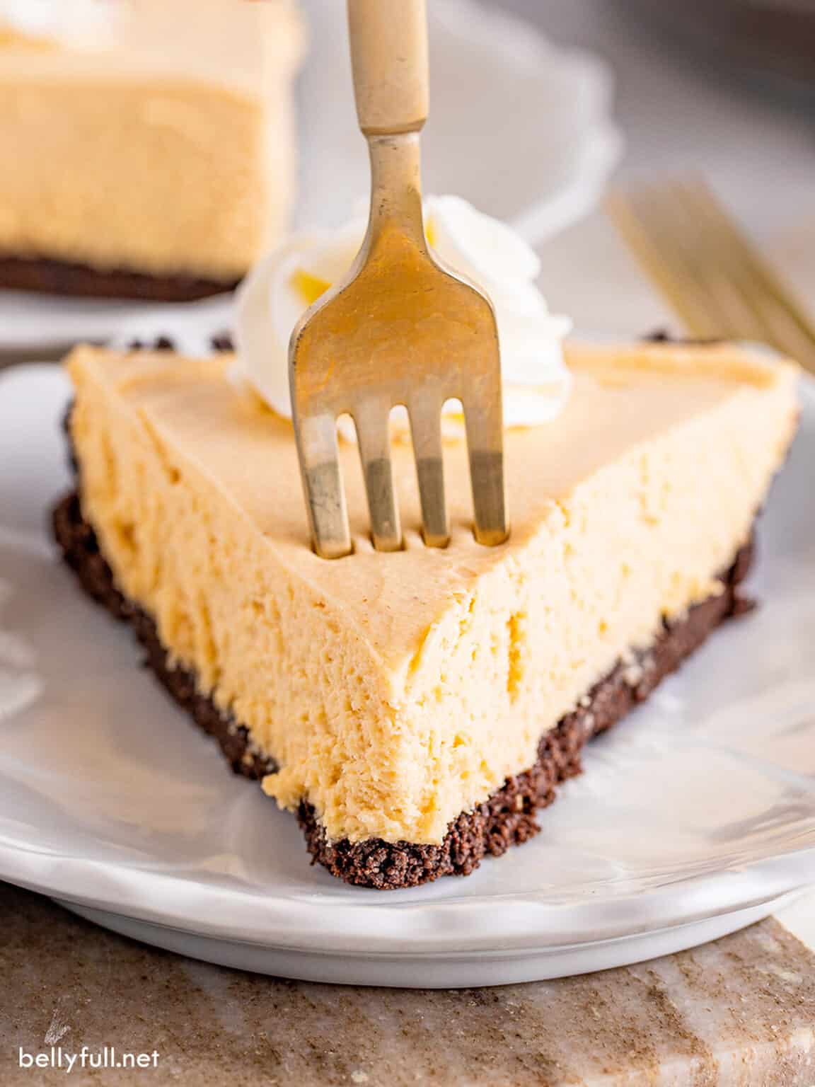 Easy No Bake Peanut Butter Pie Recipe Belly Full