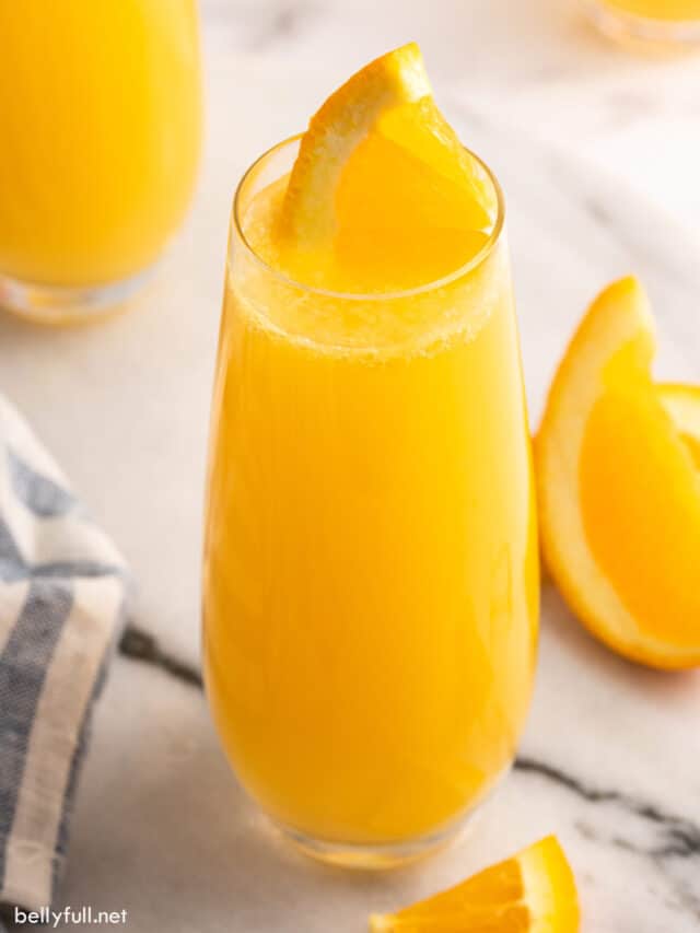 Pineapple Sunrise Mimosas Belly Full