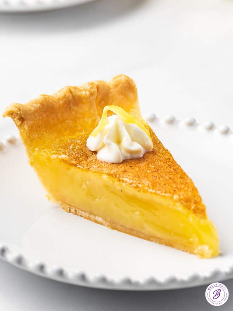 Lemon Curd Pie Belly Full