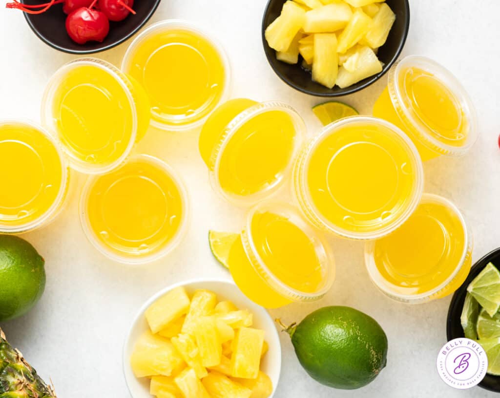 Mai Tai Jello Shots Belly Full