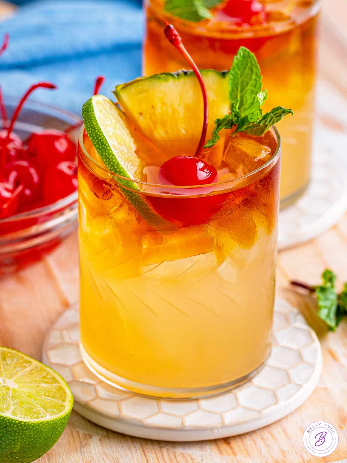 Mai Tai Recipe Classic Cocktail Belly Full 9307