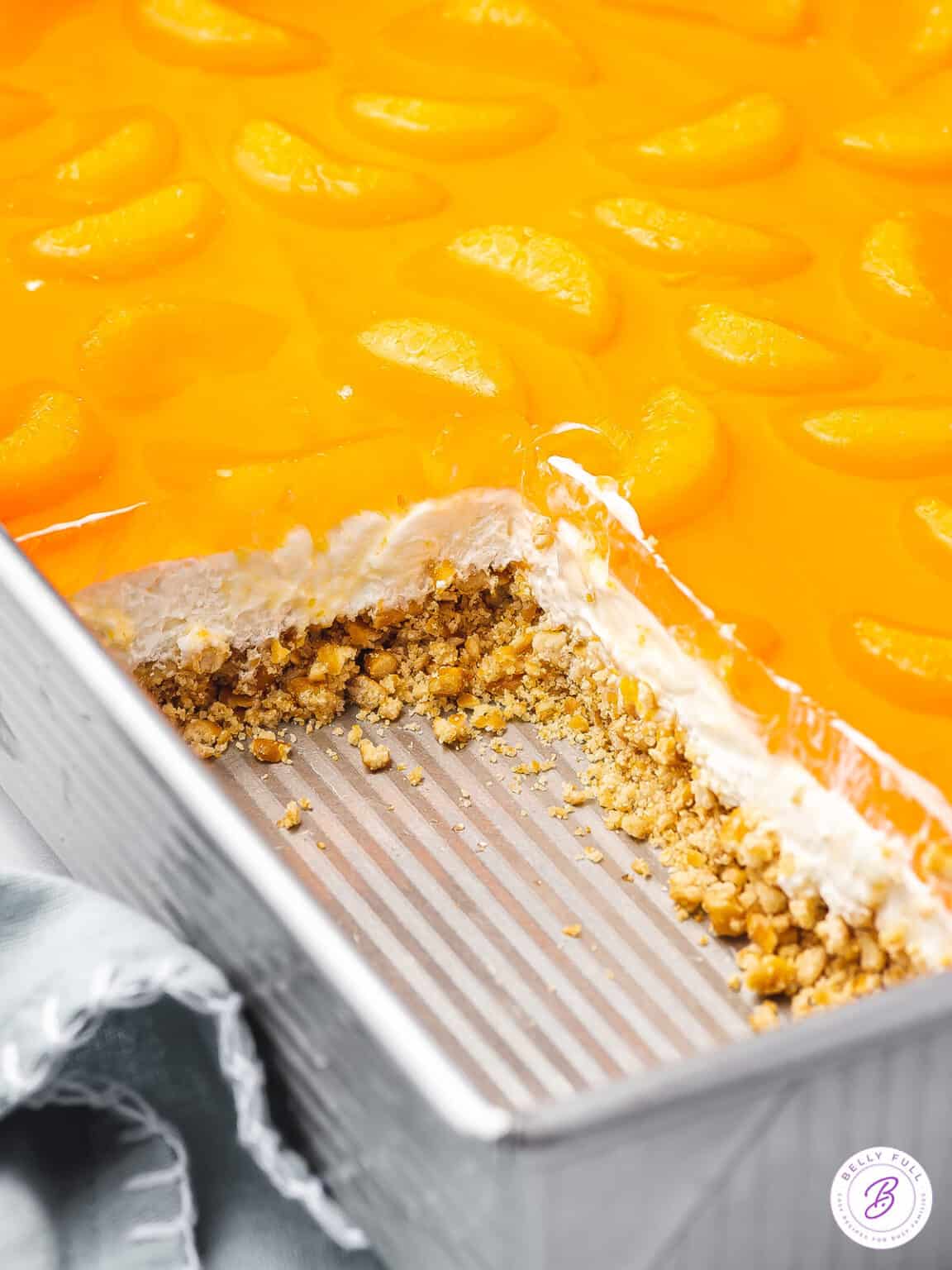 Mandarin Orange Pretzel Salad Belly Full