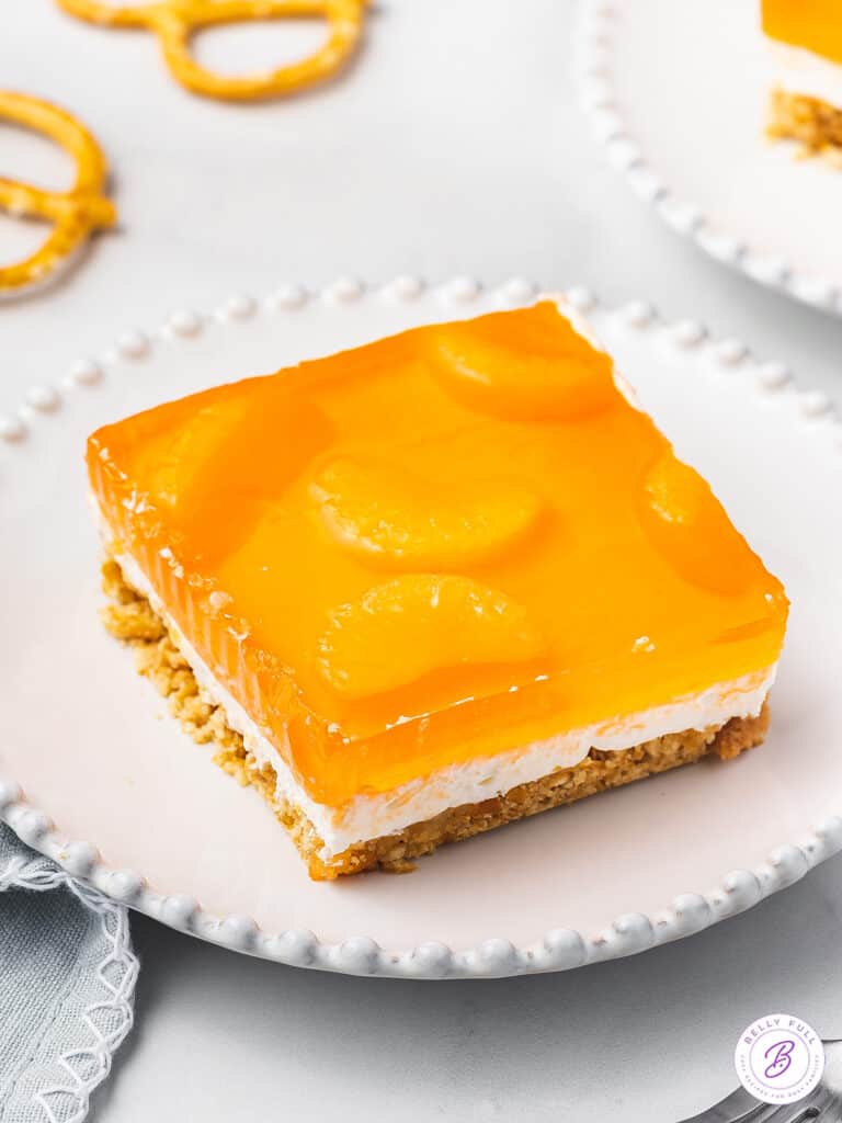 Mandarin Orange Pretzel Salad Belly Full