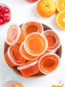 Sex on the Beach Jello Shots - Belly Full