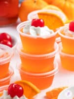 Sex on the Beach Jello Shots - Belly Full