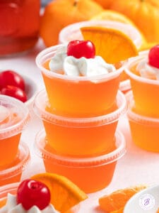 Sex on the Beach Jello Shots - Belly Full